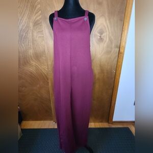 Elegant Burgundy Jumpsuit